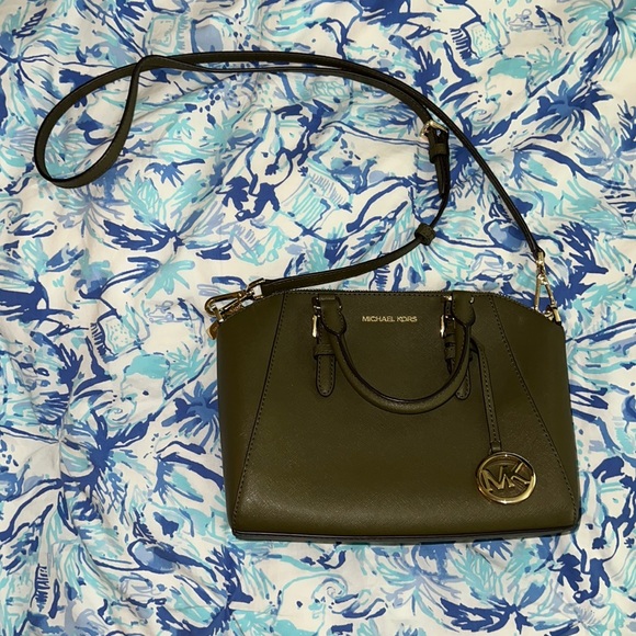 MICHAEL Michael Kors Handbags - Michael Kors Green Satchel